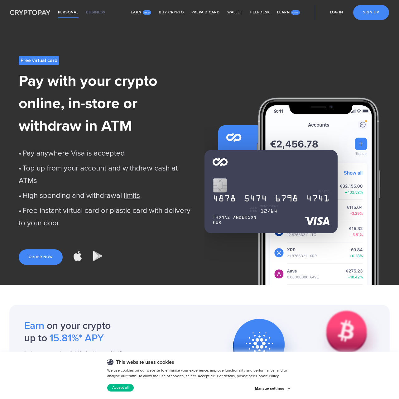 Cryptopay Card