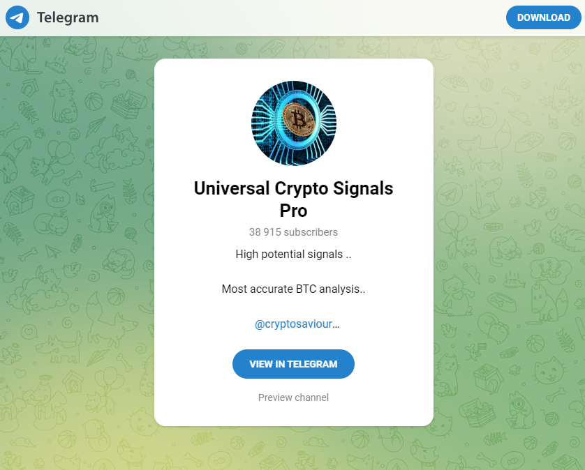 UniversalCryptoSignals