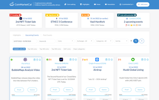 CoinMarketCal